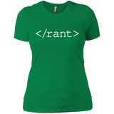 T-Shirts Kelly Green / X-Small Rant Women's Premium T-Shirt
