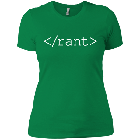 T-Shirts Kelly Green / X-Small Rant Women's Premium T-Shirt