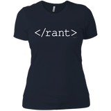 T-Shirts Midnight Navy / X-Small Rant Women's Premium T-Shirt