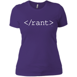 T-Shirts Purple Rush/ / X-Small Rant Women's Premium T-Shirt