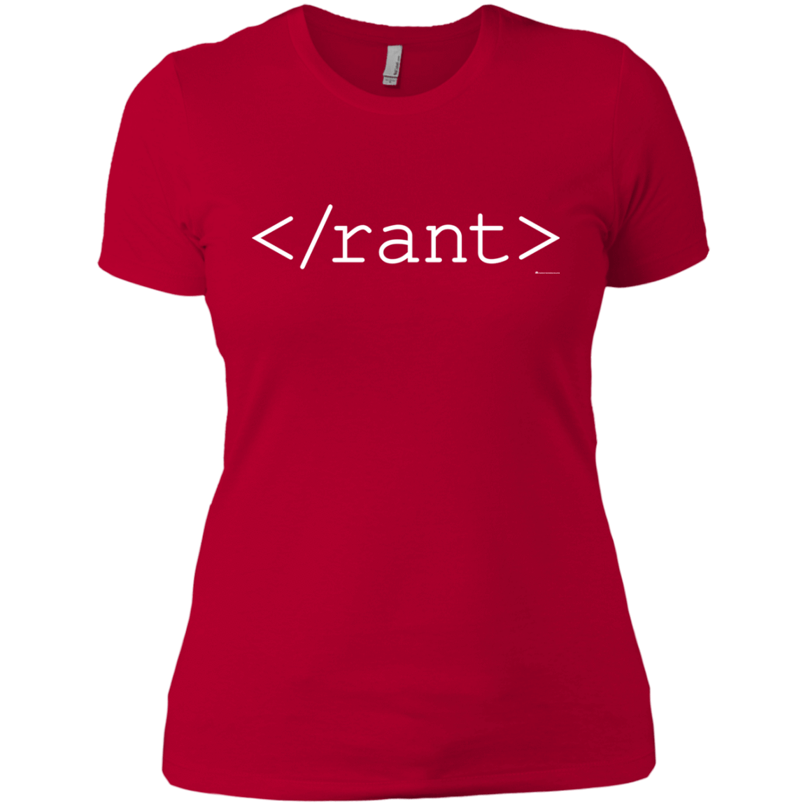 T-Shirts Red / X-Small Rant Women's Premium T-Shirt