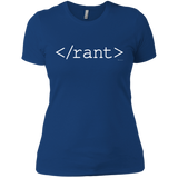 T-Shirts Royal / X-Small Rant Women's Premium T-Shirt