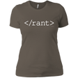 T-Shirts Warm Grey / X-Small Rant Women's Premium T-Shirt