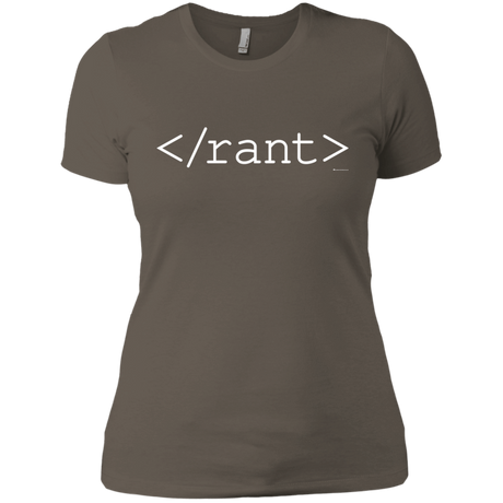T-Shirts Warm Grey / X-Small Rant Women's Premium T-Shirt