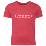 T-Shirts Vintage Red / YXS Rant Youth Triblend T-Shirt