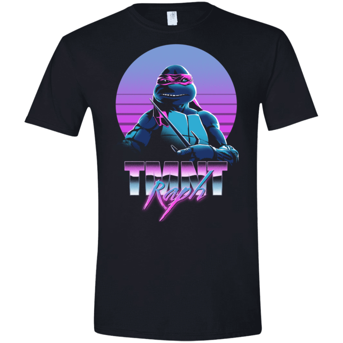 T-Shirts Black / X-Small Raph Men's Semi-Fitted Softstyle