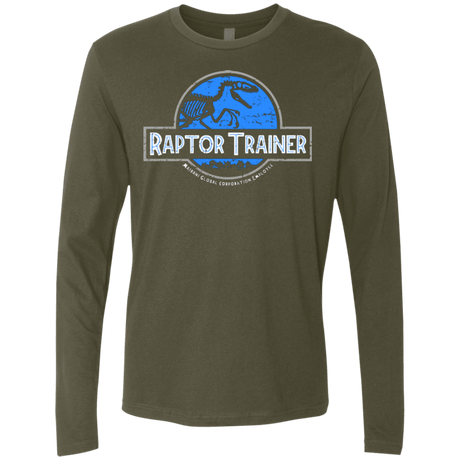T-Shirts Military Green / Small Raptor Trainer Men's Premium Long Sleeve