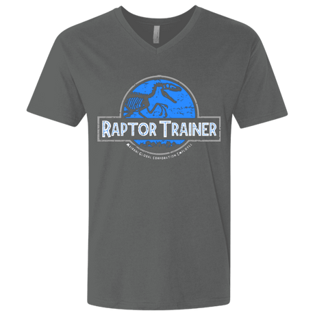 T-Shirts Heavy Metal / X-Small Raptor Trainer Men's Premium V-Neck