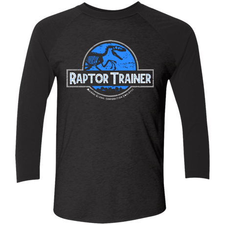 T-Shirts Vintage Black/Vintage Black / X-Small Raptor Trainer Men's Triblend 3/4 Sleeve