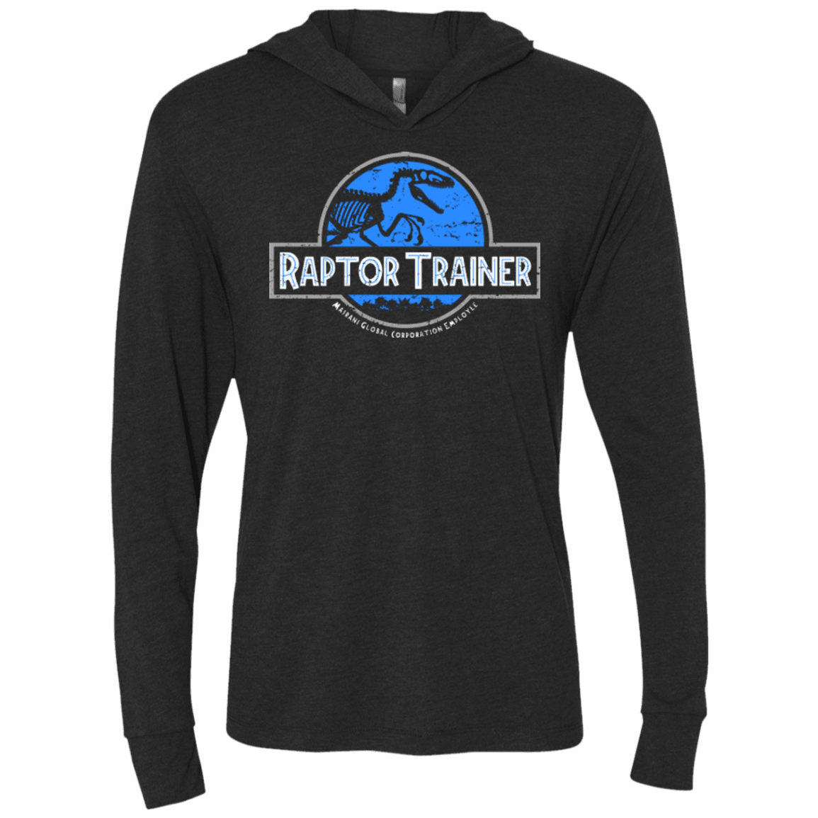 T-Shirts Vintage Black / X-Small Raptor Trainer Triblend Long Sleeve Hoodie Tee