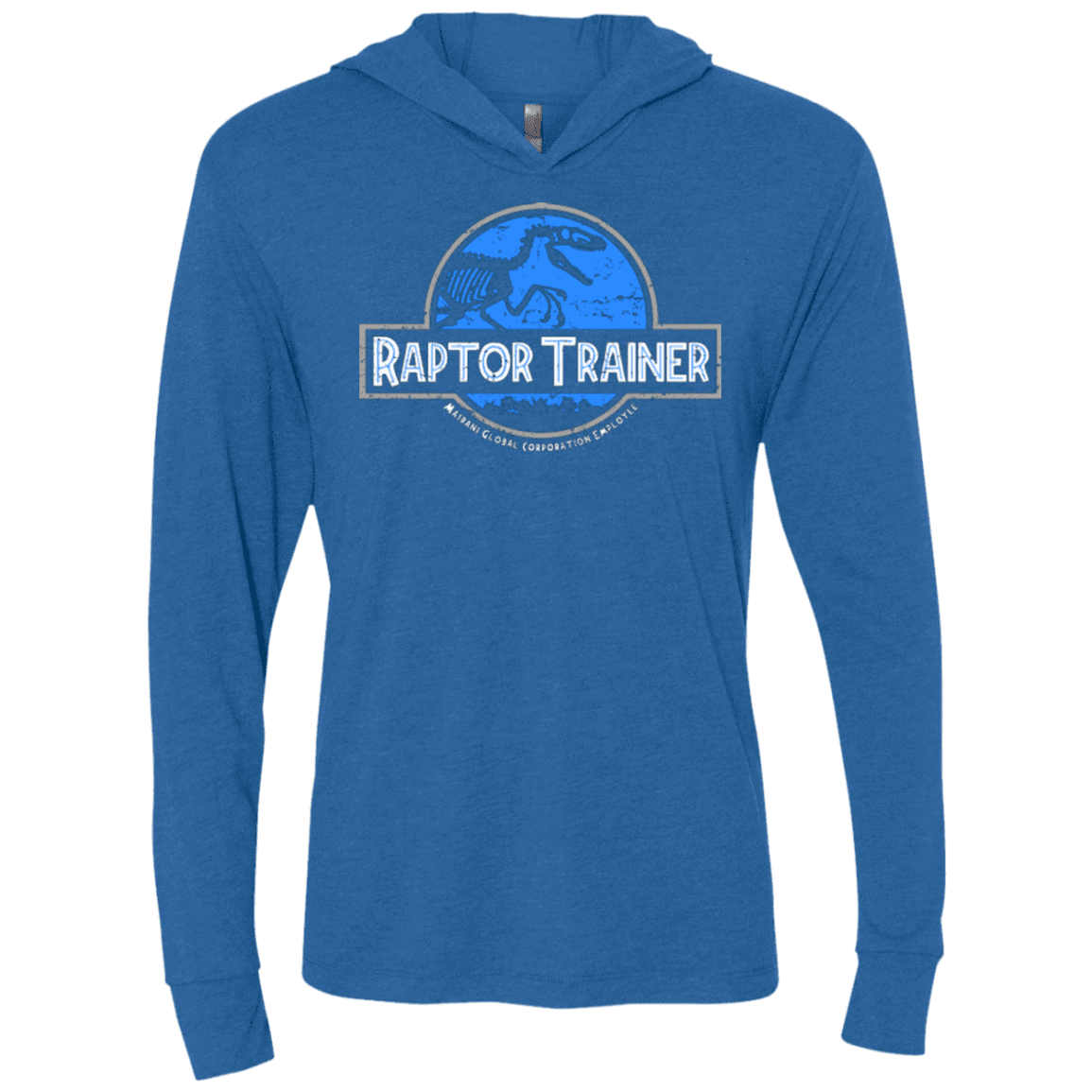 T-Shirts Vintage Royal / X-Small Raptor Trainer Triblend Long Sleeve Hoodie Tee