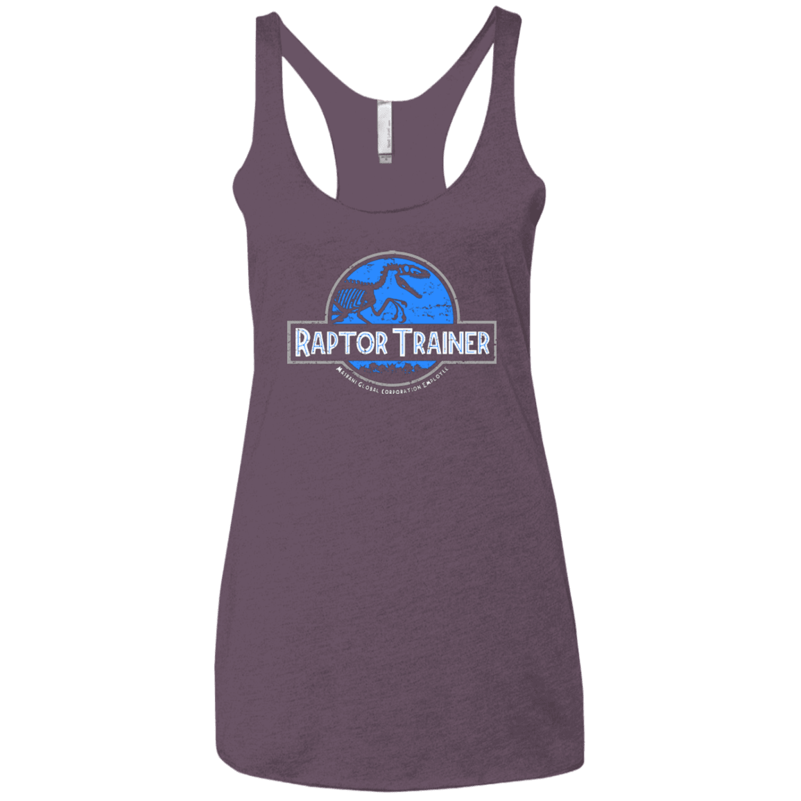 T-Shirts Vintage Purple / X-Small Raptor Trainer Women's Triblend Racerback Tank