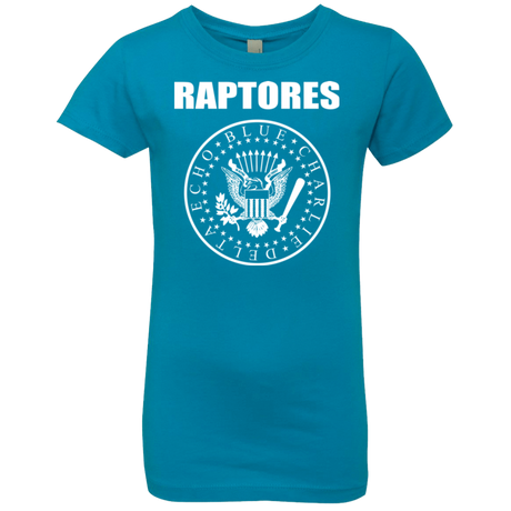 T-Shirts Turquoise / YXS Raptores Girls Premium T-Shirt