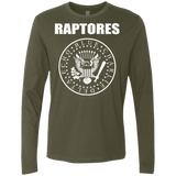 T-Shirts Military Green / Small Raptores Men's Premium Long Sleeve