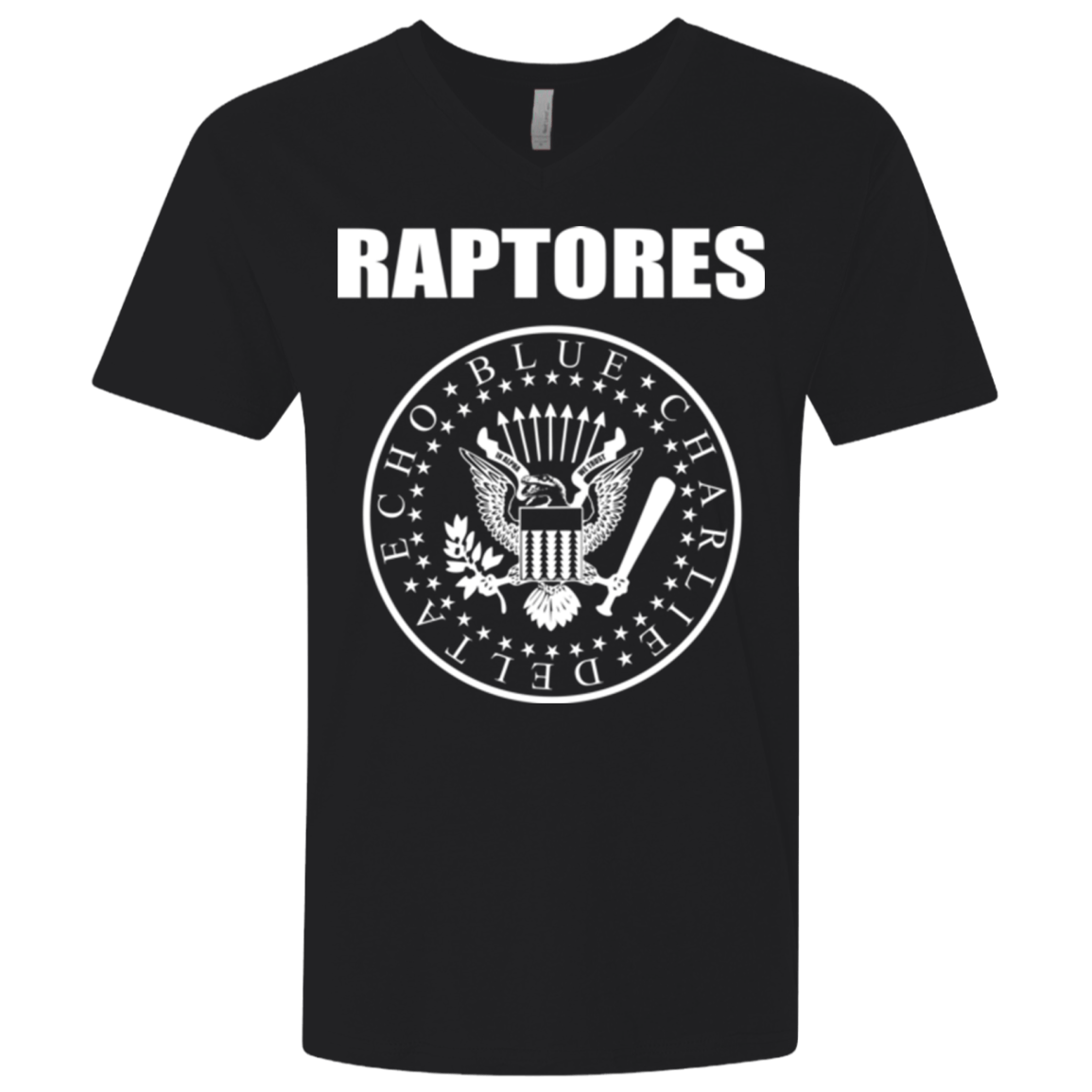 T-Shirts Black / X-Small Raptores Men's Premium V-Neck