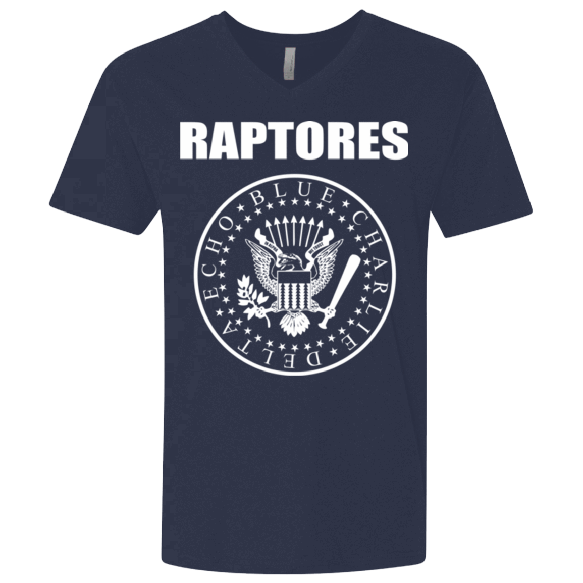 T-Shirts Midnight Navy / X-Small Raptores Men's Premium V-Neck