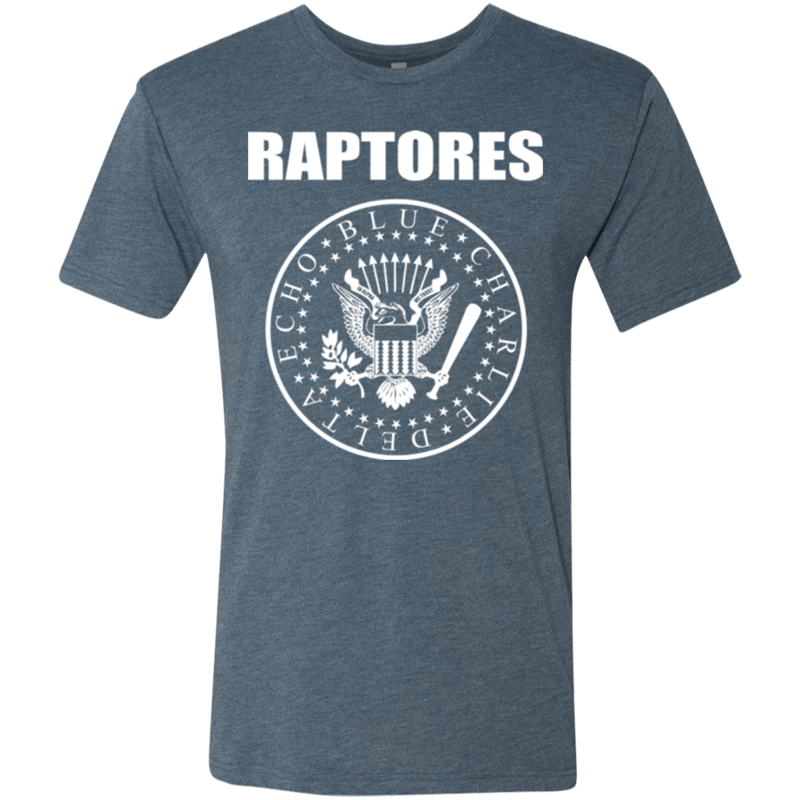 T-Shirts Indigo / Small Raptores Men's Triblend T-Shirt