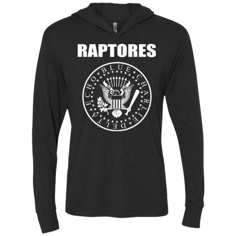 T-Shirts Vintage Black / X-Small Raptores Triblend Long Sleeve Hoodie Tee