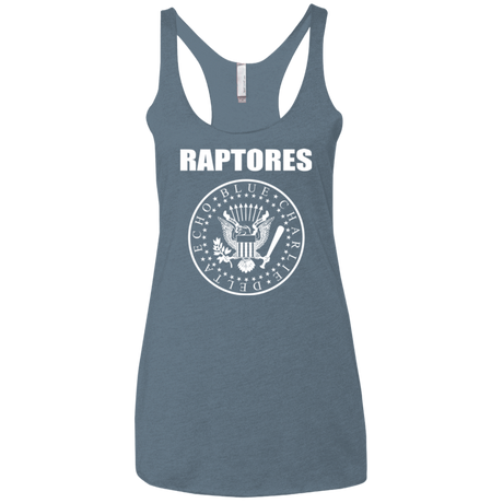 T-Shirts Indigo / X-Small Raptores Women's Triblend Racerback Tank