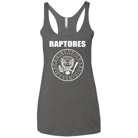 T-Shirts Premium Heather / X-Small Raptores Women's Triblend Racerback Tank
