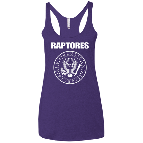 T-Shirts Purple / X-Small Raptores Women's Triblend Racerback Tank