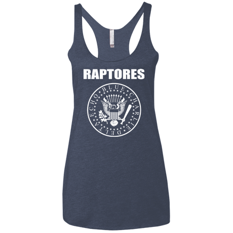 T-Shirts Vintage Navy / X-Small Raptores Women's Triblend Racerback Tank