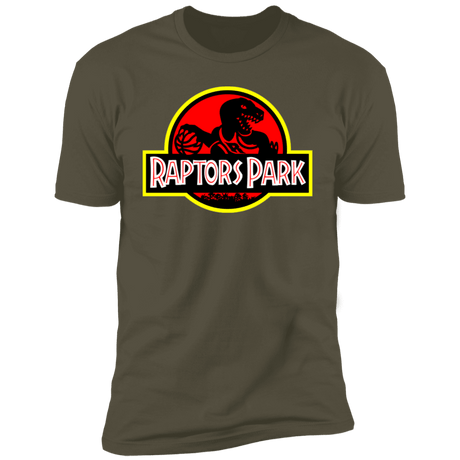 T-Shirts Military Green / S Raptors Park Men's Premium T-Shirt