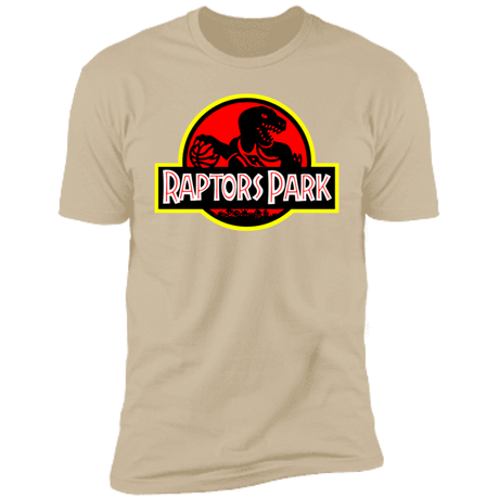 T-Shirts Sand / S Raptors Park Men's Premium T-Shirt