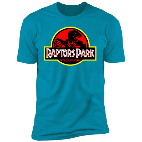 T-Shirts Turquoise / S Raptors Park Men's Premium T-Shirt