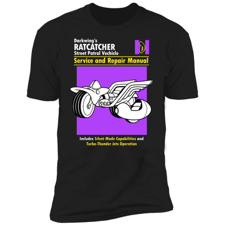 T-Shirts Black / X-Small Ratcatcher Manual Men's Premium T-Shirt