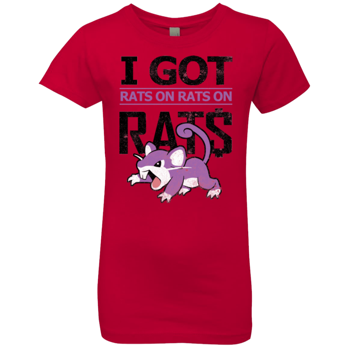 T-Shirts Red / YXS Rats on rats on rats Girls Premium T-Shirt