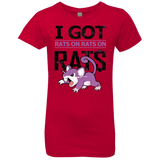 T-Shirts Red / YXS Rats on rats on rats Girls Premium T-Shirt