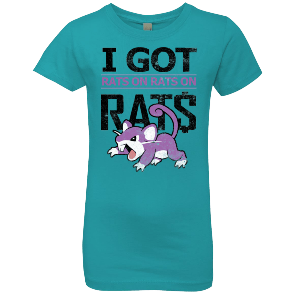 T-Shirts Tahiti Blue / YXS Rats on rats on rats Girls Premium T-Shirt