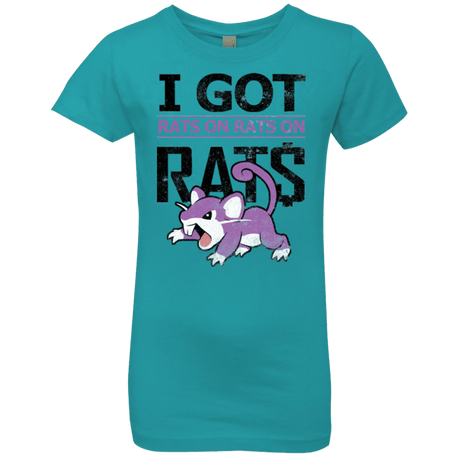 T-Shirts Tahiti Blue / YXS Rats on rats on rats Girls Premium T-Shirt