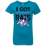 T-Shirts Turquoise / YXS Rats on rats on rats Girls Premium T-Shirt