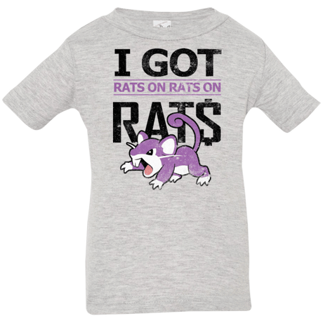 T-Shirts Heather / 6 Months Rats on rats on rats Infant Premium T-Shirt