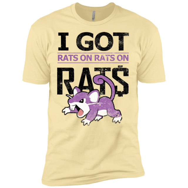 T-Shirts Banana Cream / X-Small Rats on rats on rats Men's Premium T-Shirt