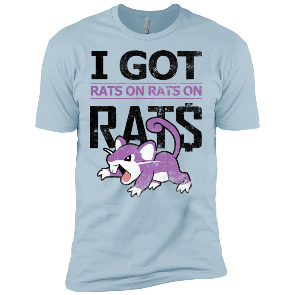 T-Shirts Light Blue / X-Small Rats on rats on rats Men's Premium T-Shirt