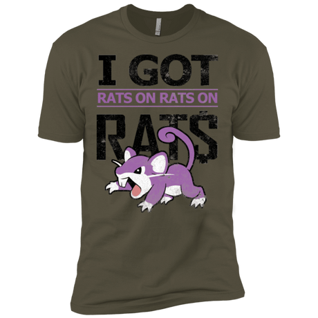 T-Shirts Military Green / X-Small Rats on rats on rats Men's Premium T-Shirt