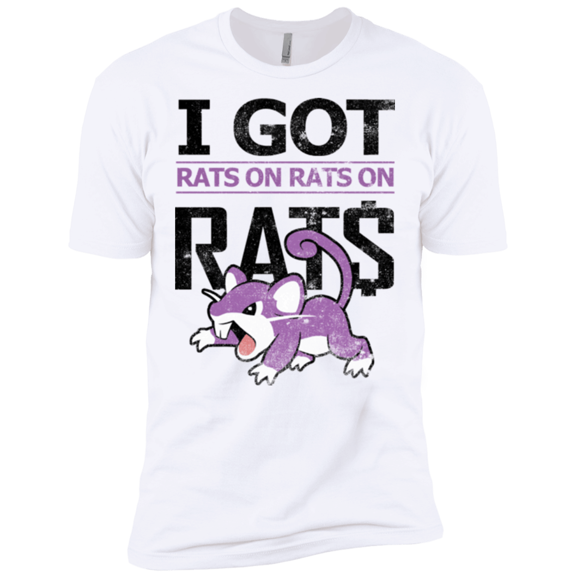 T-Shirts White / X-Small Rats on rats on rats Men's Premium T-Shirt