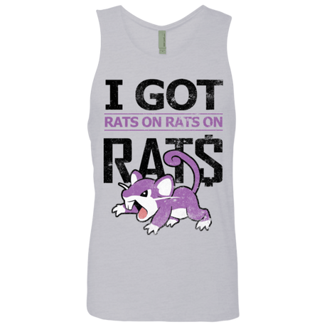 T-Shirts Heather Grey / Small Rats on rats on rats Men's Premium Tank Top