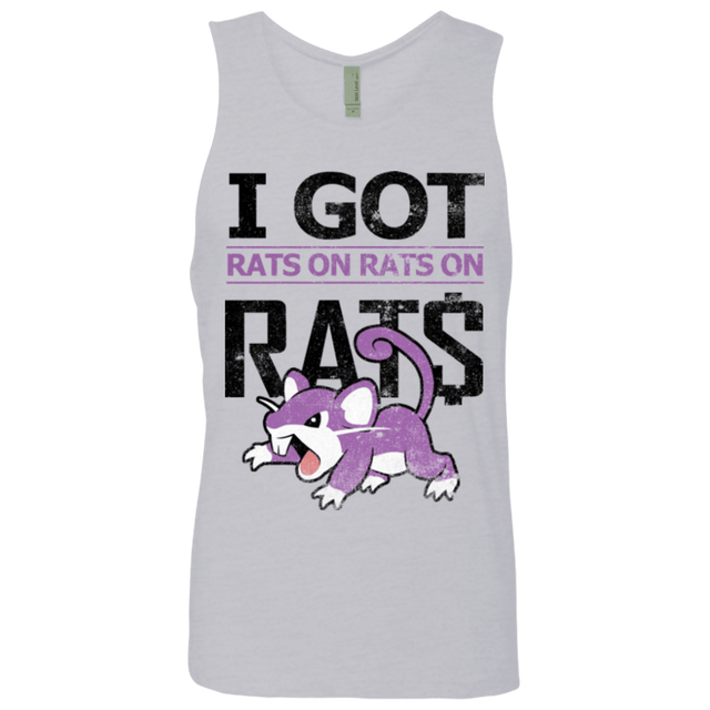 T-Shirts Heather Grey / Small Rats on rats on rats Men's Premium Tank Top
