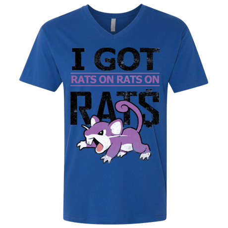 T-Shirts Royal / X-Small Rats on rats on rats Men's Premium V-Neck