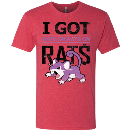 T-Shirts Vintage Red / Small Rats on rats on rats Men's Triblend T-Shirt