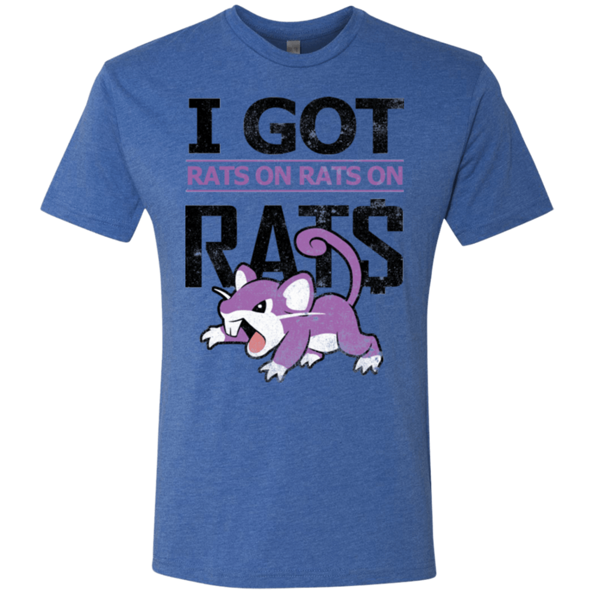 T-Shirts Vintage Royal / Small Rats on rats on rats Men's Triblend T-Shirt