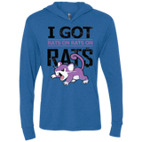 T-Shirts Vintage Royal / X-Small Rats on rats on rats Triblend Long Sleeve Hoodie Tee