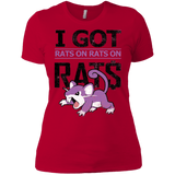 T-Shirts Red / X-Small Rats on rats on rats Women's Premium T-Shirt
