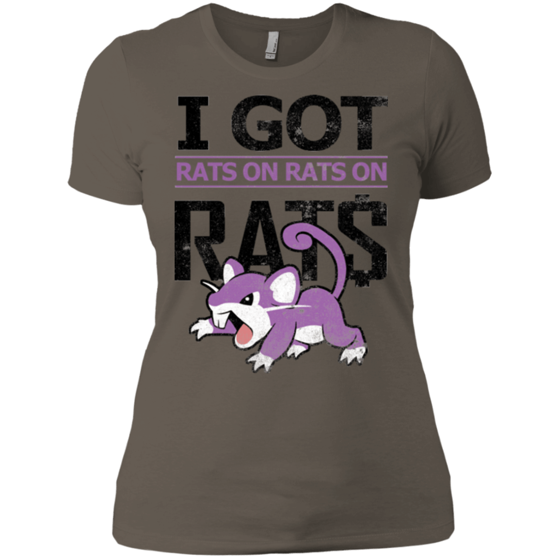 T-Shirts Warm Grey / X-Small Rats on rats on rats Women's Premium T-Shirt