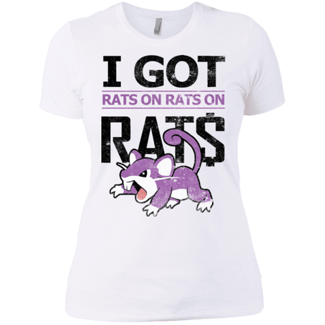 T-Shirts White / X-Small Rats on rats on rats Women's Premium T-Shirt