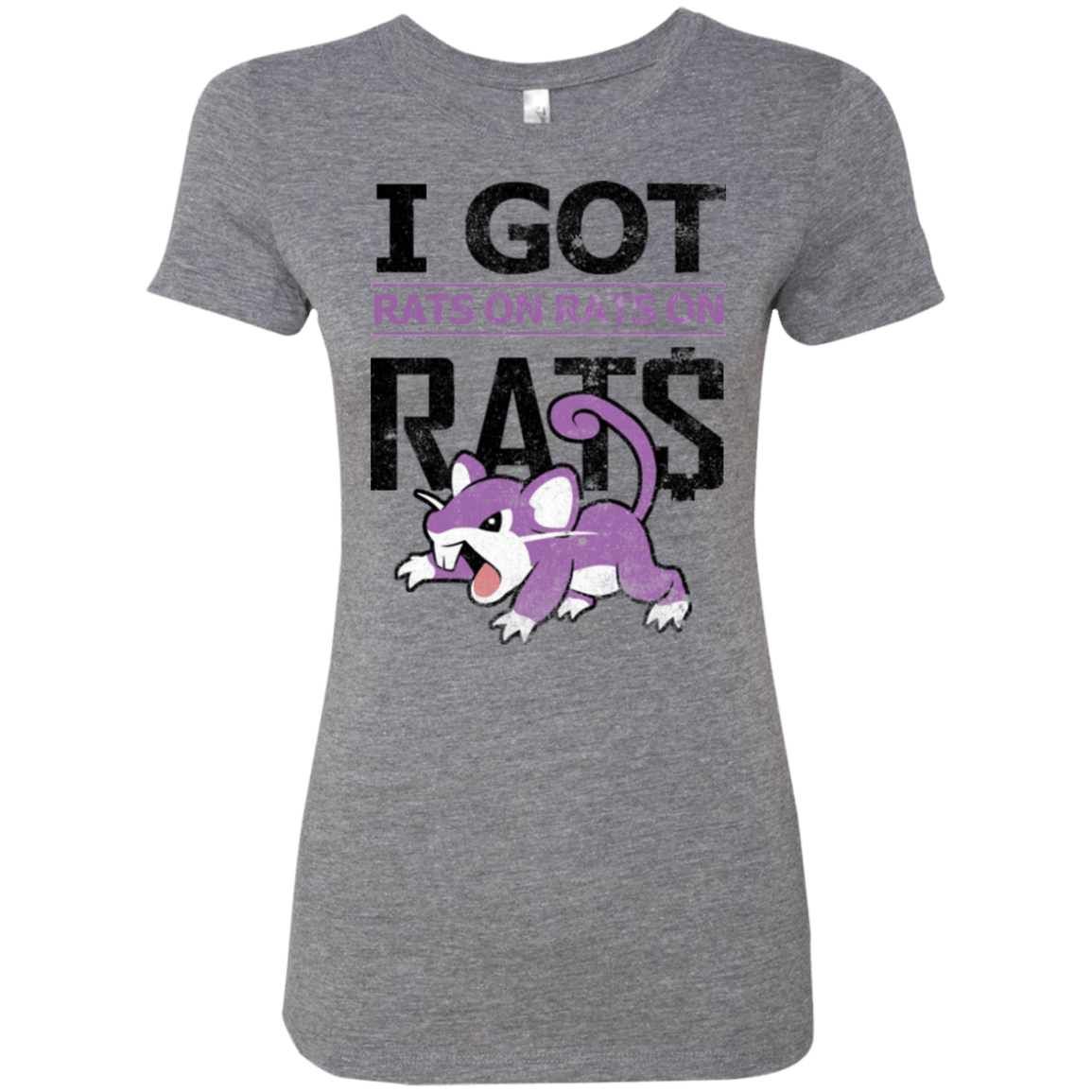 T-Shirts Premium Heather / Small Rats on rats on rats Women's Triblend T-Shirt